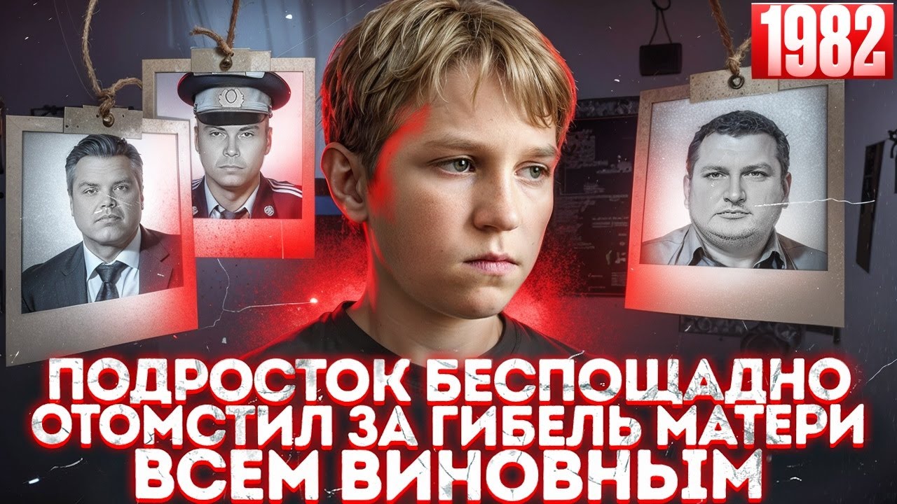 1982 год. Подросток беспощадно отомстил за гибель матери всем виновным