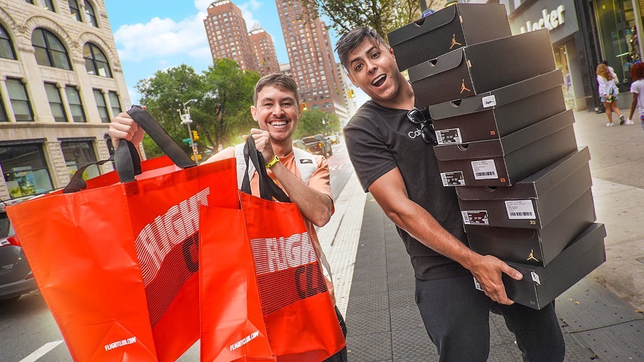 Compramos mais de R$ 30.000 reais de tênis HYPE em New York