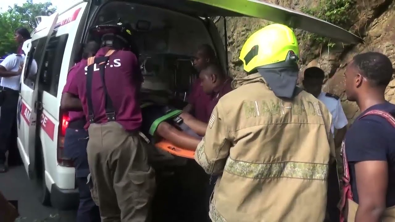11 STUDENTS AND DRIVER INJURED AFTER BUS PLUMMETS DOWN PRECIPICE