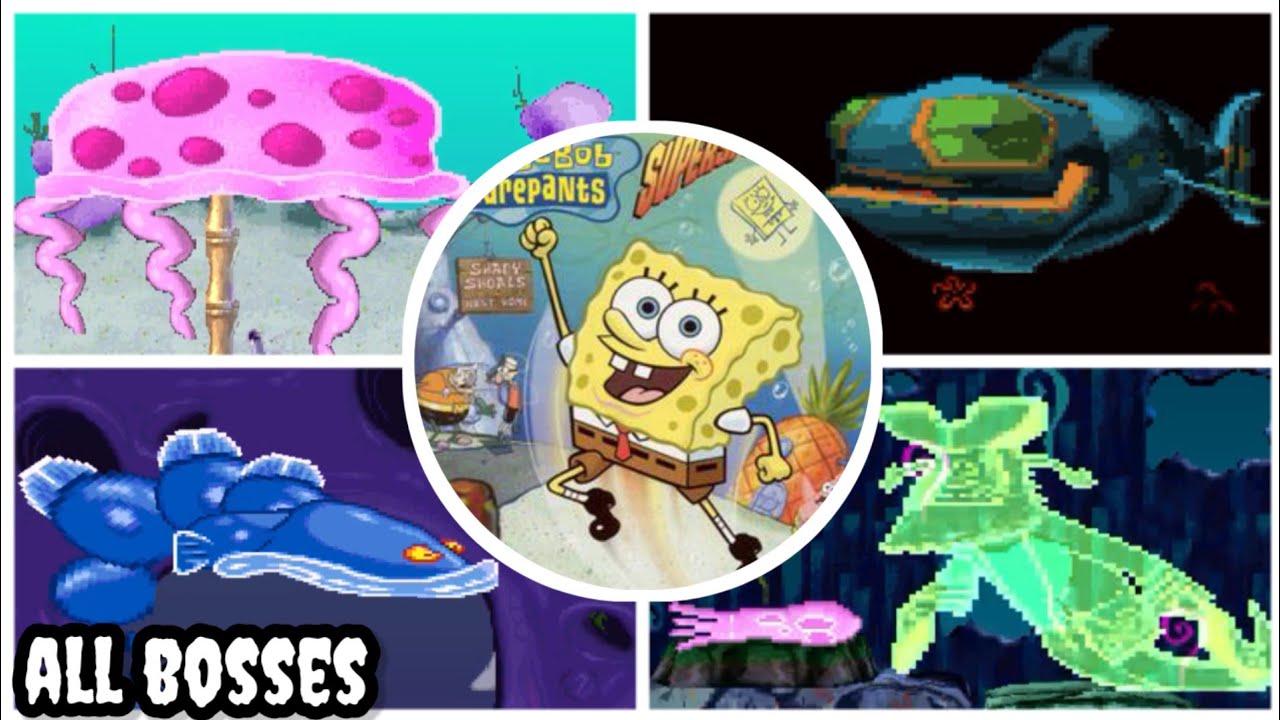 SpongeBob SquarePants: SuperSponge - all bosses + ending