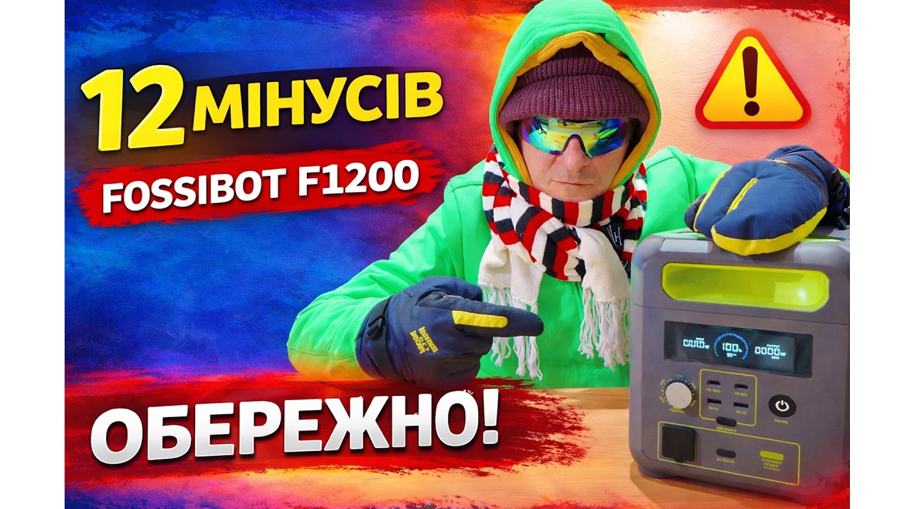 🔥FOSSIBOT F1200: чесно про 12 недоліків | 🪫КУПУВАТИ чи зміритися | ДЕШЕВШЕ ніж в Україні
