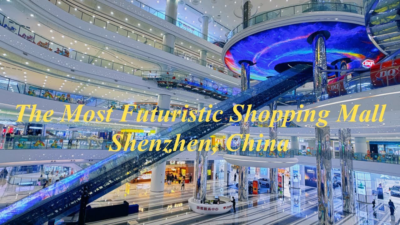 The Most Futuristic Shopping Mall in Shenzhen. They have built a Time Machine in this Mall, really?
