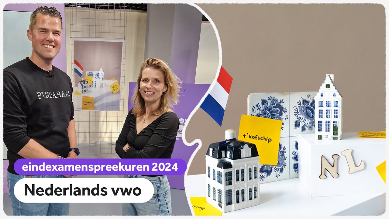 Examenspreekuur Nederlands vwo met Arnoud en Bregje