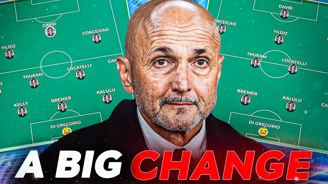 Спаллетти опробовал схему 4-2-3-1 в матче против «Ювентуса» | Вот что произошло