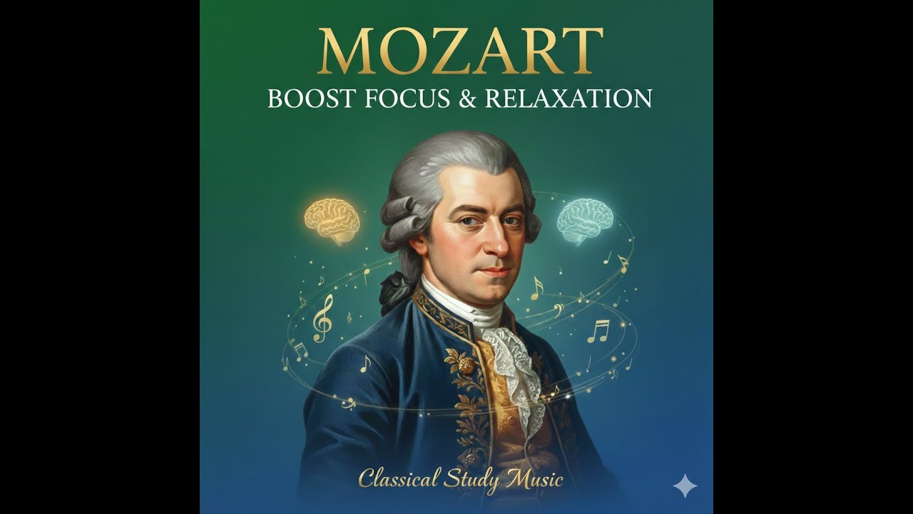 This Mozart Music Makes Studying Easier (MOZART EFFECT) | Improve Focus & Brain Power (2 Hours)