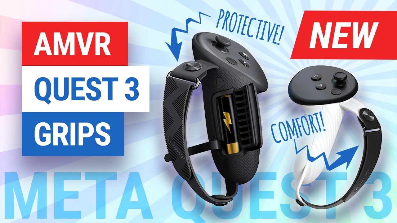 AMVR Meta Quest 3 Controller Silicone Grips & Knuckle Straps Review