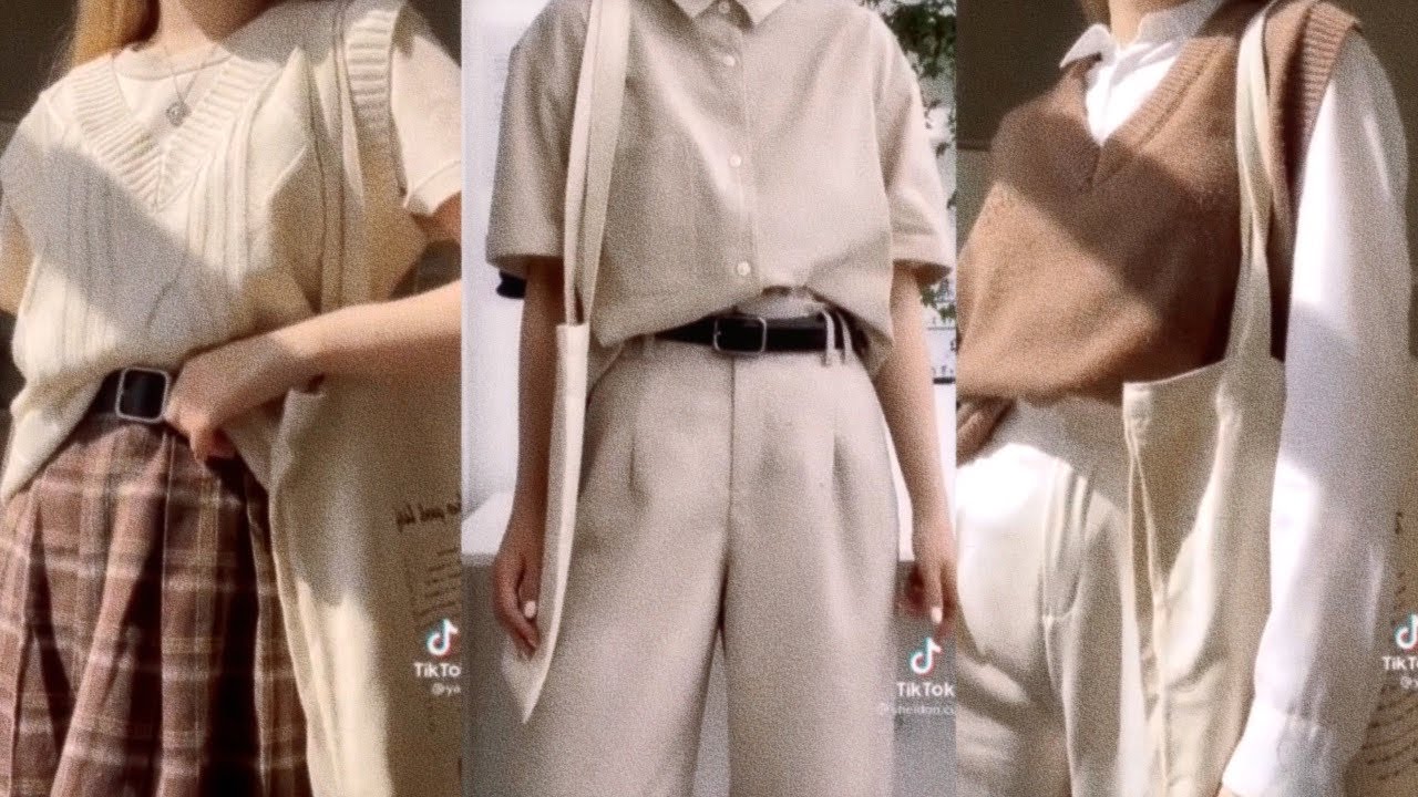 DARK ACADEMIA • LIGHT ACADEMIA OUTFITS /TIKTOK COMPILATION