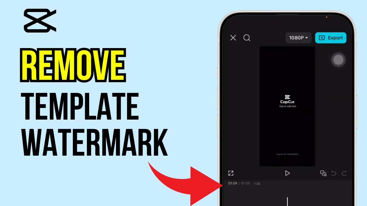 How To Remove CapCut Template Watermark