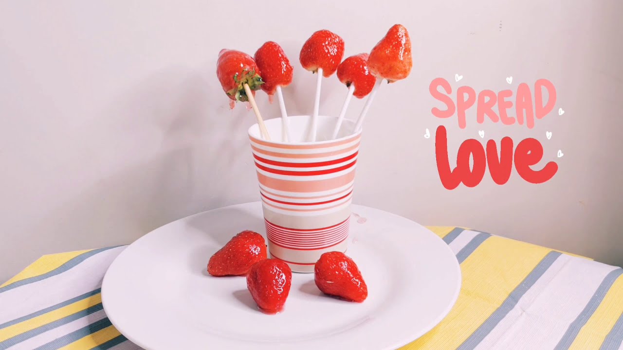 Tanghulu - Candied Strawberries  | Mom & Daughter's Cookery