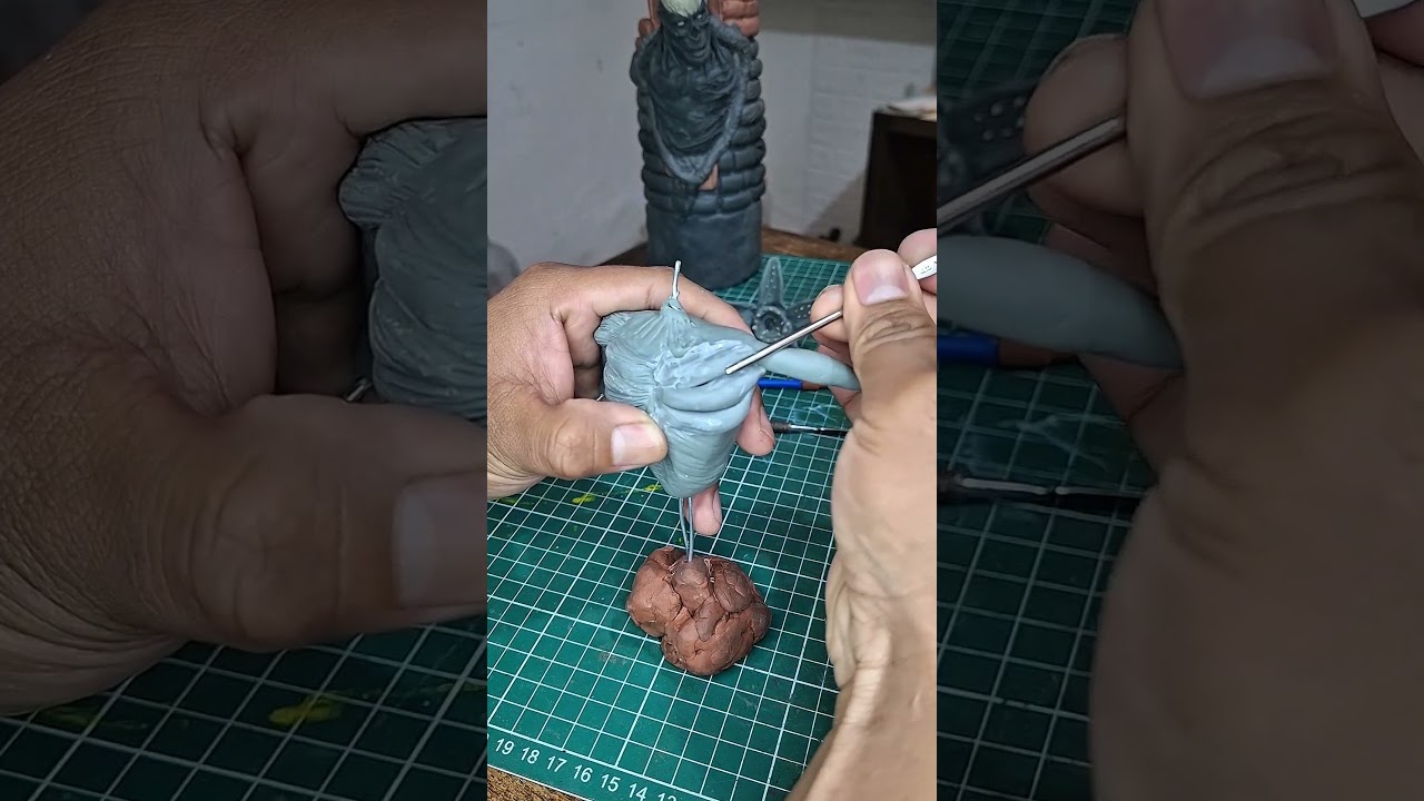 modelando en plastilina epoxica 