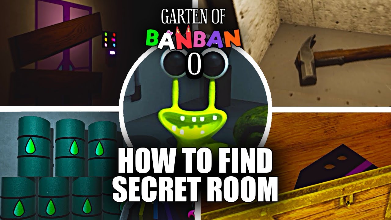 Garten of Banban 0 - How To Find & Unlock SECRET ROOM (Showcase)