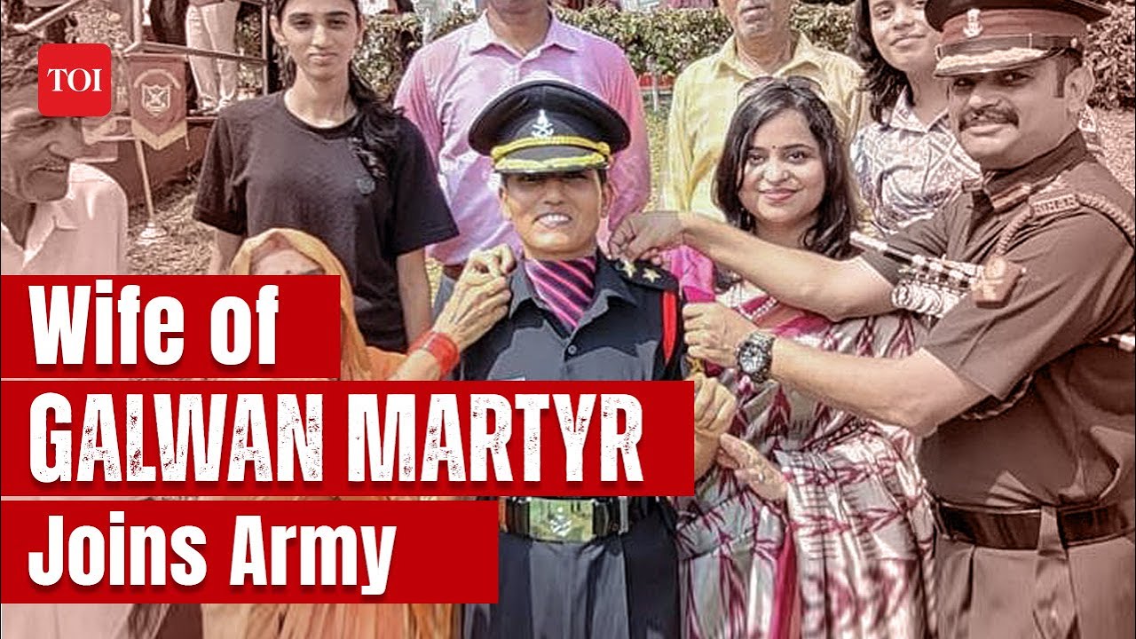 Galwan Valley Clash brave Naik Deepak Singh’s widow Rekha Singh becomes Army officer