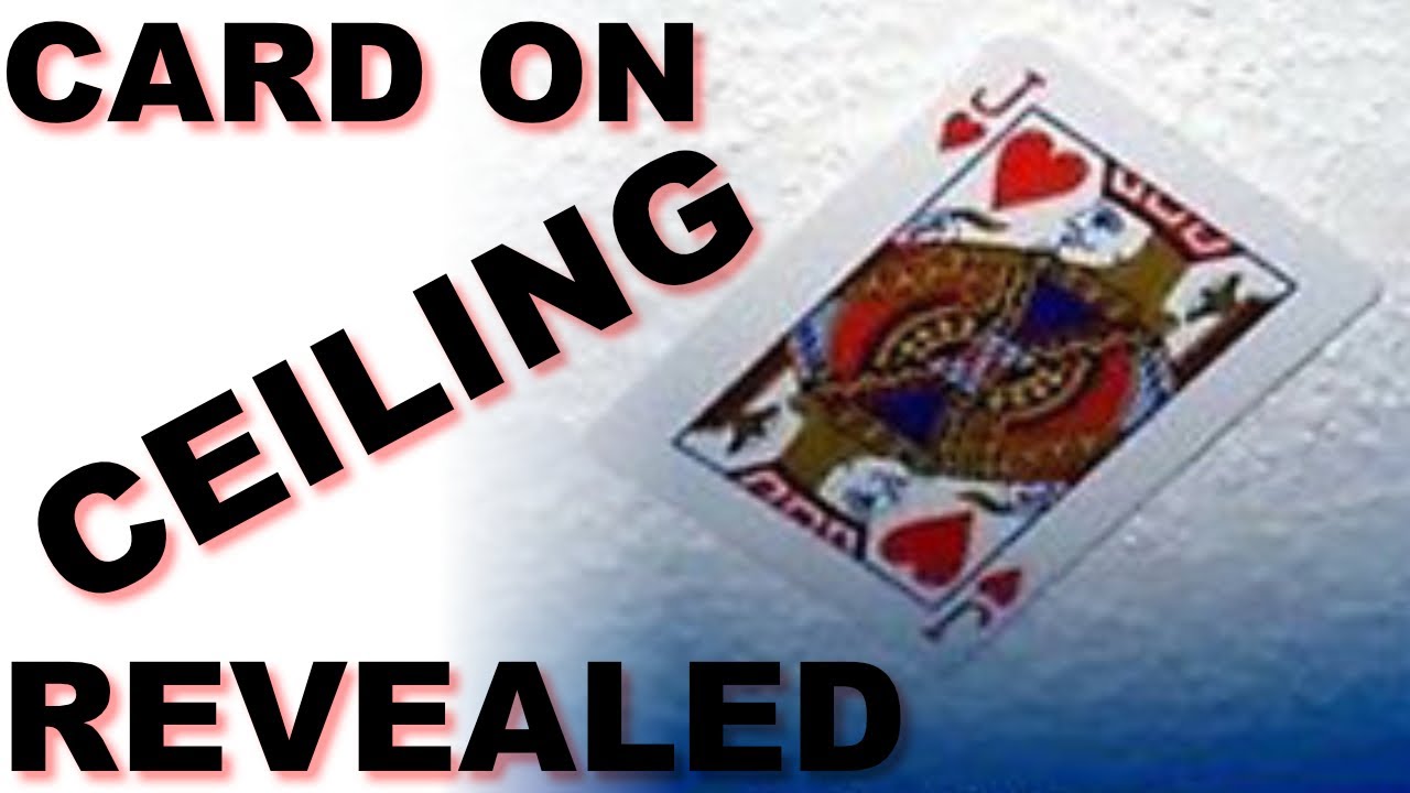Card on Ceiling - Card Trick - Magic Tricks REVEALED