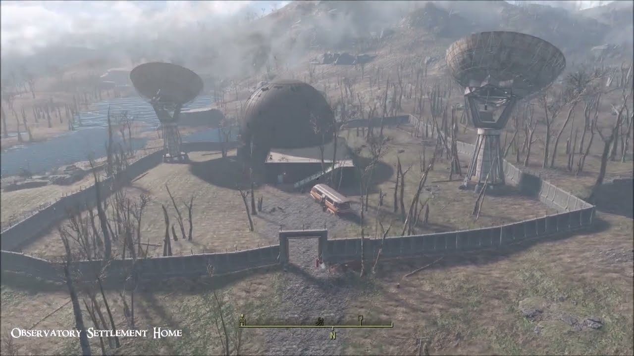 Observatory Settlement Home - Fallout 4 Settlement Mod