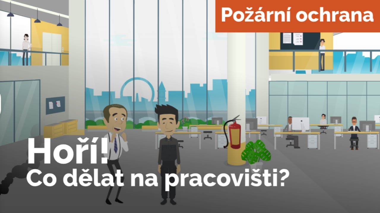 Co dělat při požáru na pracovišti 🔥bezpečnost práce & evakuace | Kde blb, tam nebezpečno
