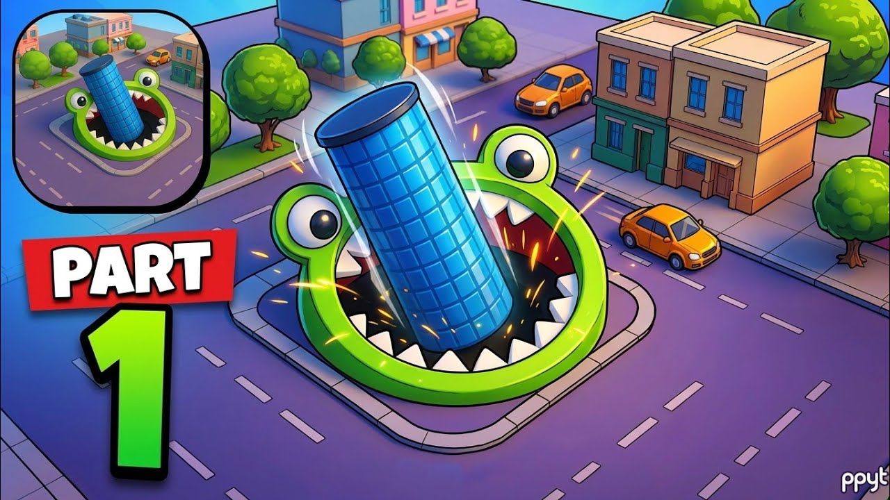 Hole.io Gameplay Part 1 | Eat Everything & Become the Biggest Hole! 🕳️🔥Description