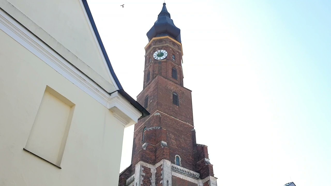Straubing (SR) Altstadt kath. Basilika St. Jakob : Kleines Festgeläut ( Glocken 1 3 4 5 7 8 9 10 )