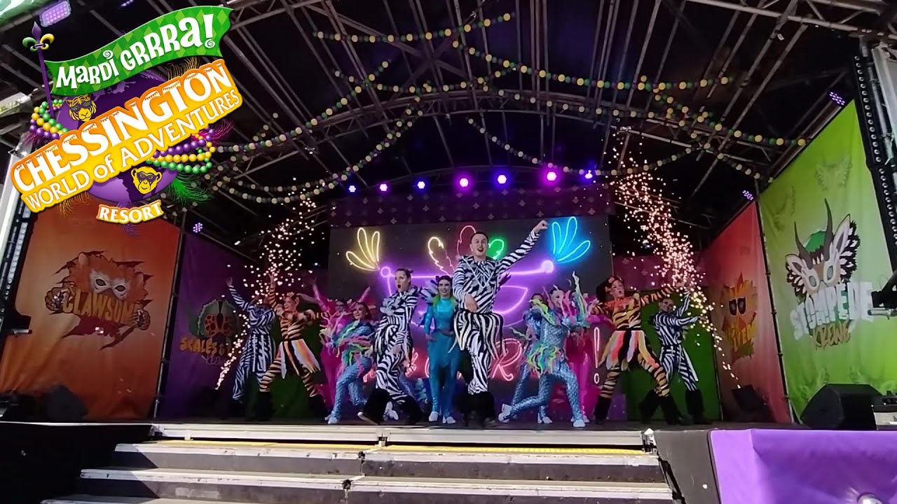 Carnival Spectacle MARDI GRRRA 2023 at Chessington World of Adventures Resort