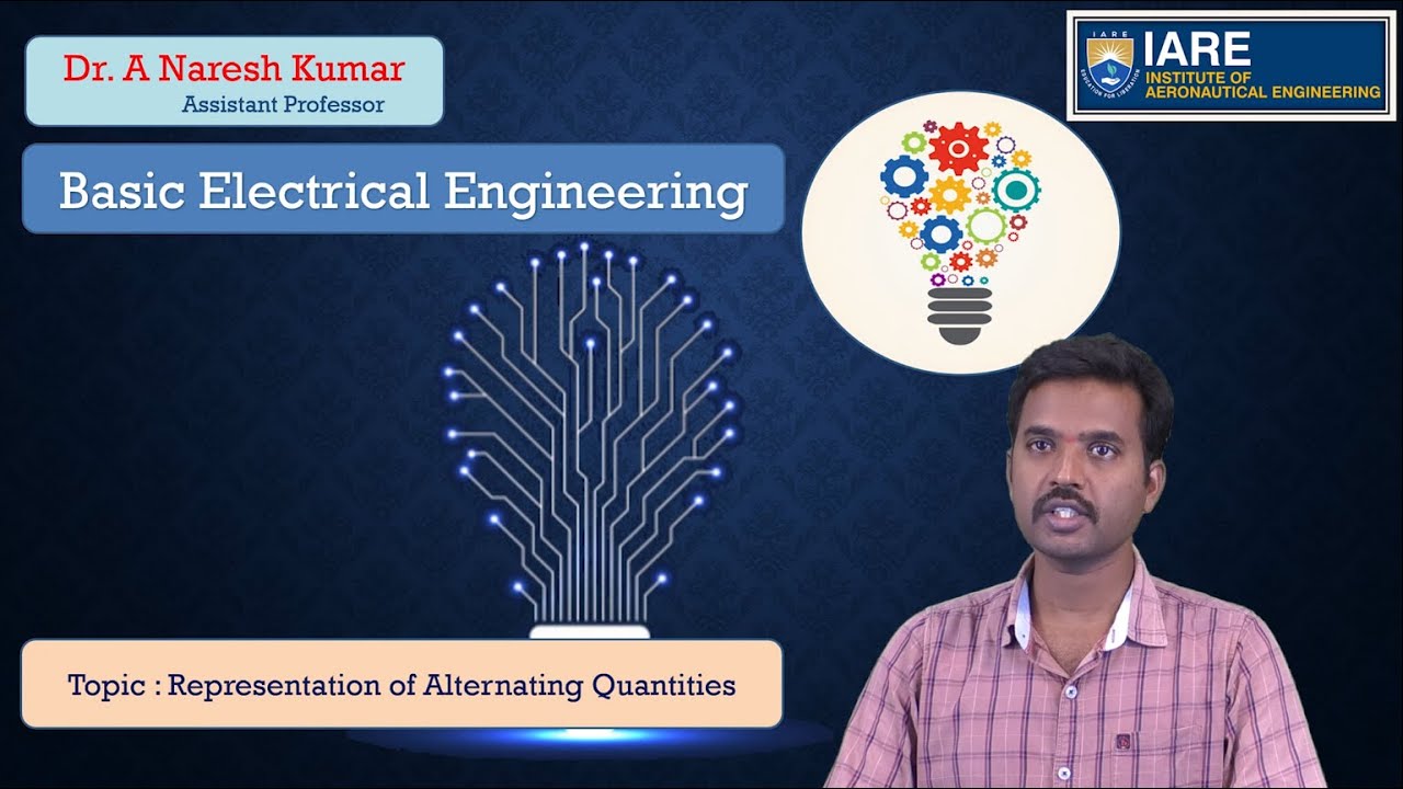 Representation of Alternating Quantities by Dr. A Naresh Kumar