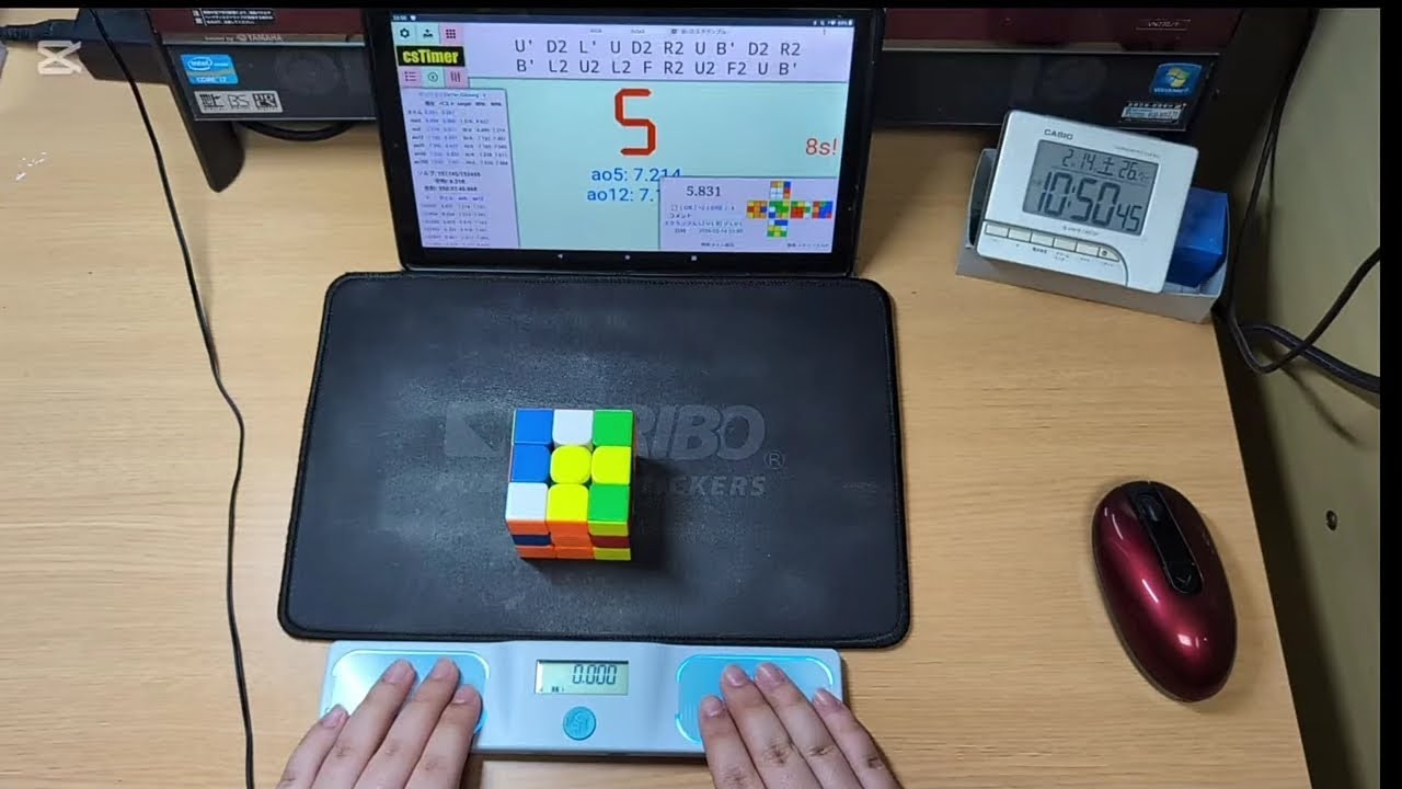 ルービックキューブao5 6.12！subNR！