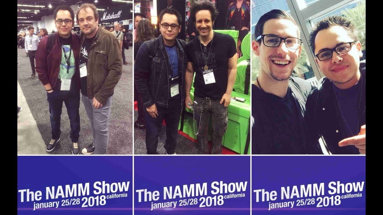 NAMM 18 - Manny Pedregon - NAMM Show - Tama Drums, Remo, Ahead Drumsticks & more.