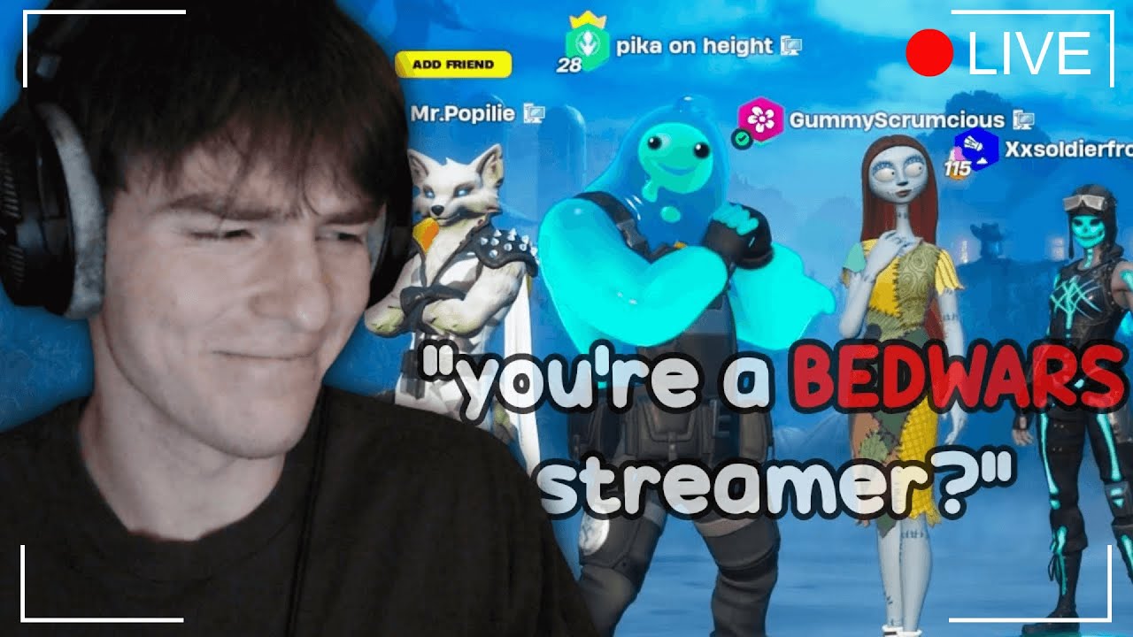 My Chat STREAM SNIPED My Teammate in Fortnite
