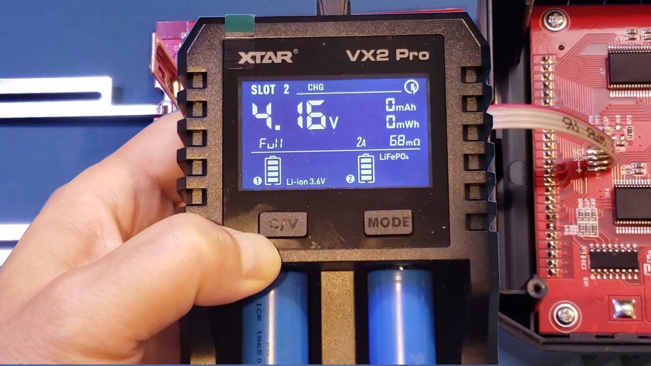 XTAR VX2 Pro Smart Battery Charger and Tester with Internal Resistance Measurement Review/Teardown