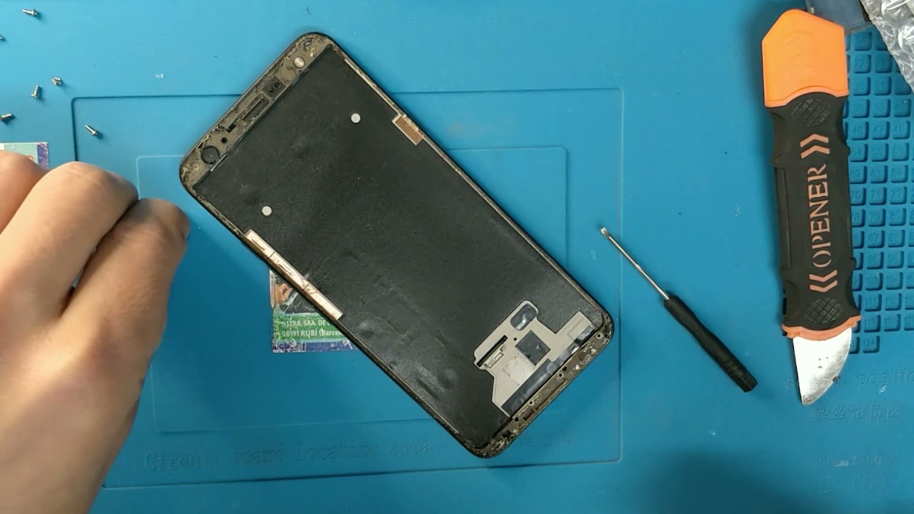 como cambiar pantalla lg k40.