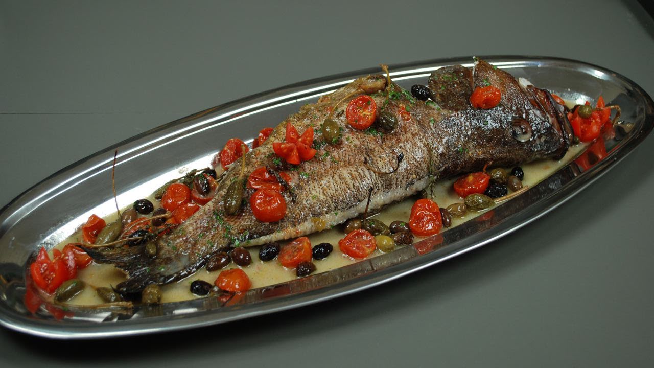 Cernia alla mediterranea