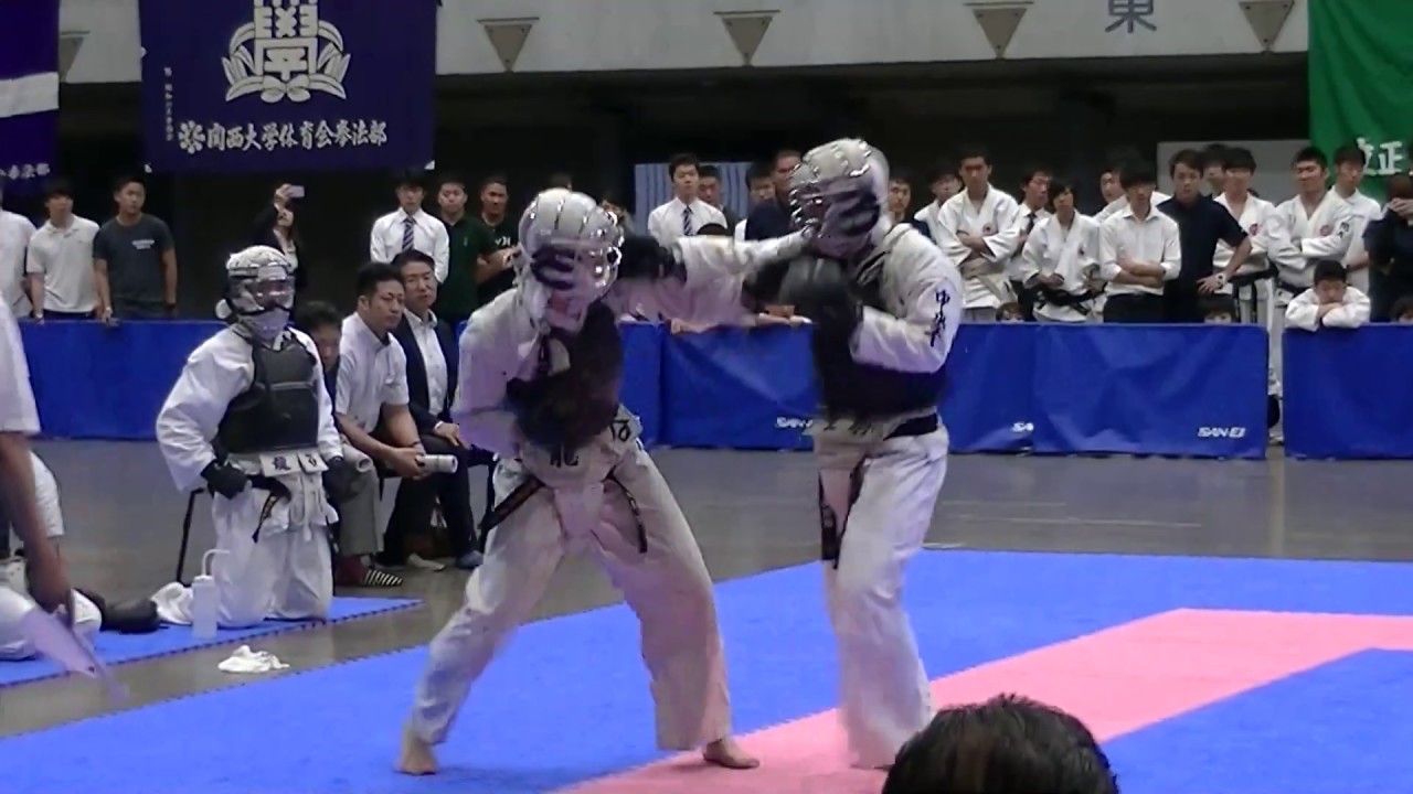 2019 日本拳法 全国大学選抜選手権大会 決勝戦 中央大学VS龍谷大学