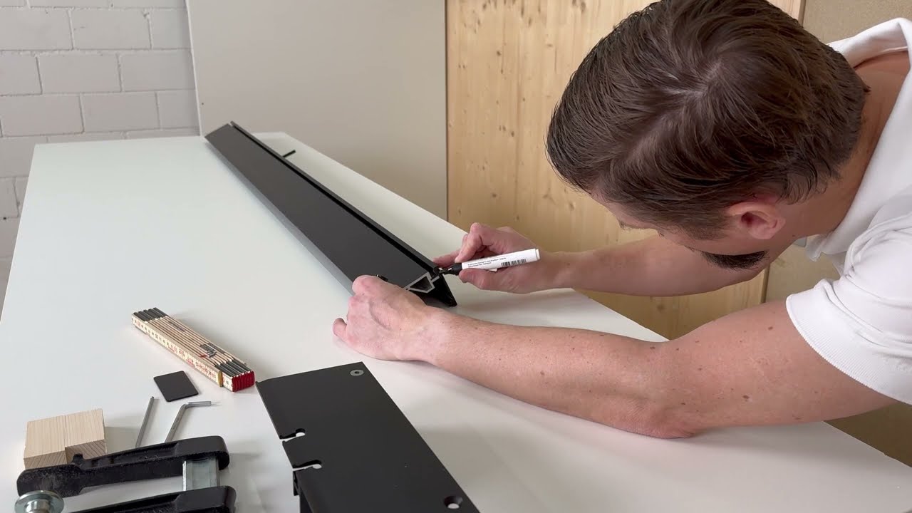 Hawa Folding Concepta III 20/25 Push - Installation instructions - Left-hand System