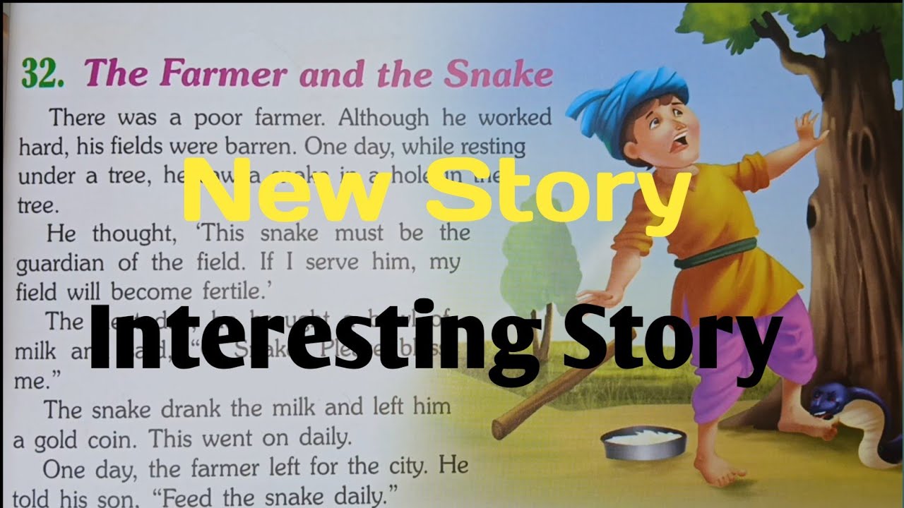 The Farmer and the Snake 🐍/#englishstory #moralstory 💯%.@/