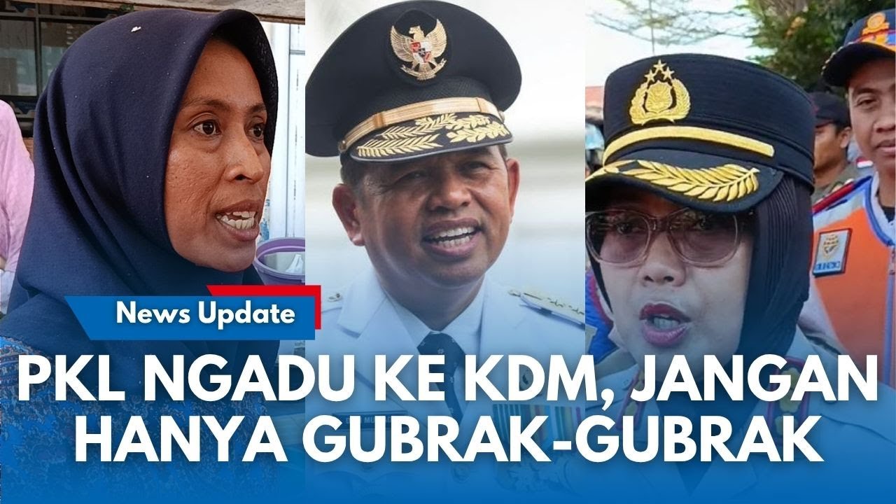 MOMEN PKL Trusmi Cirebon Protes, Berani debat Kombes Sumarni & Ngadu ke kang Dedi saat Ditertibkan