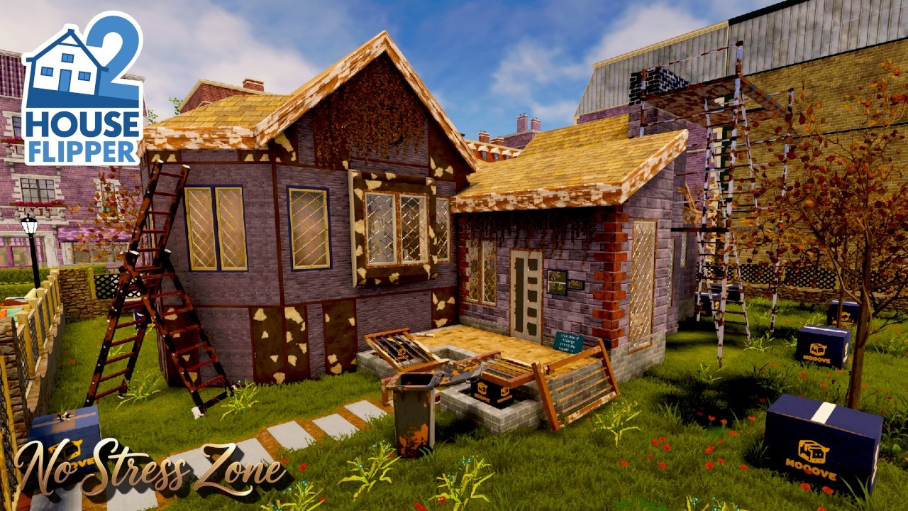 House Flipper 2 – Cozy House In Town Build | No Commentary custom job
