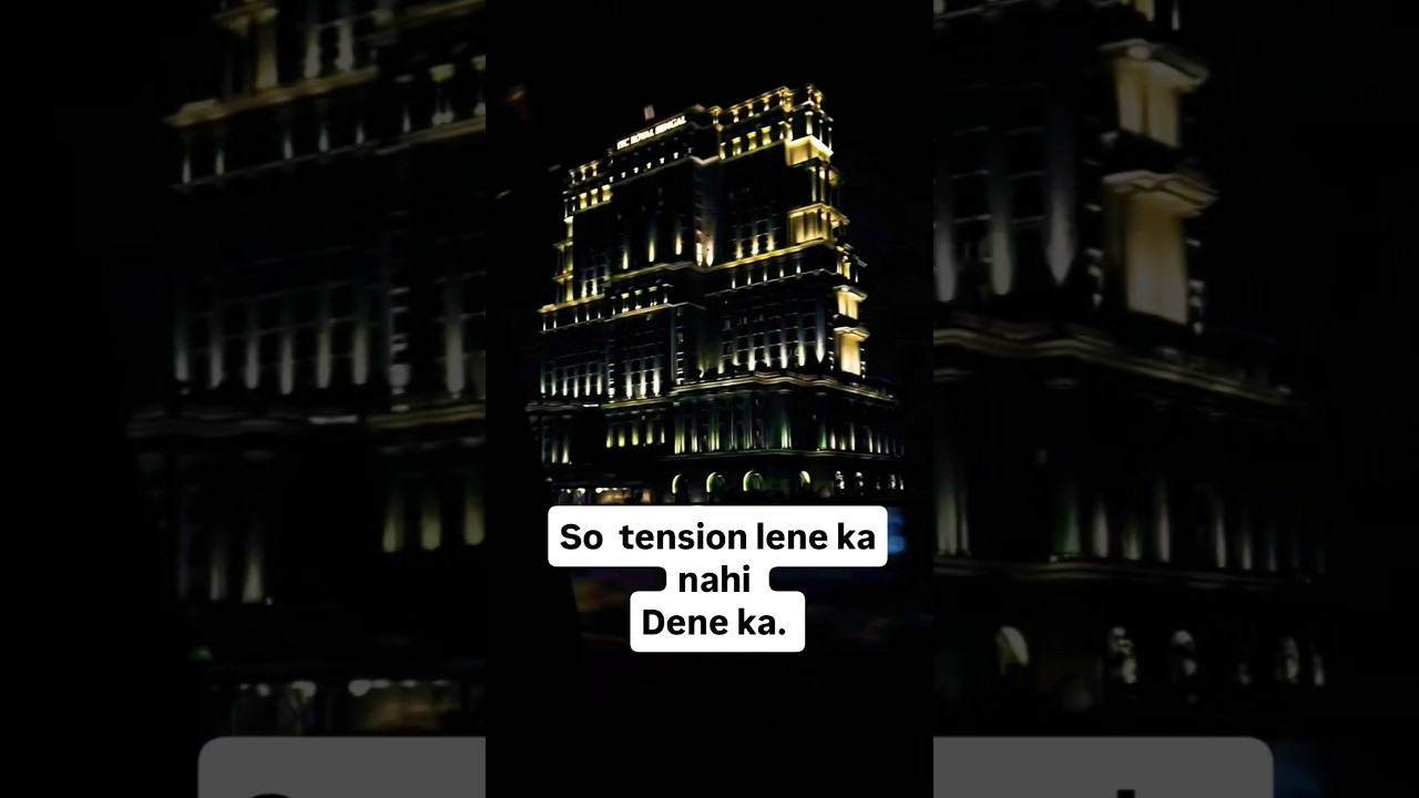 Tension lene ka nahi 
