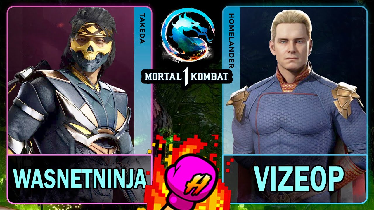 MK1 Васнетниндзя (TAKEDA) против Визеопа (HOMELANDER)🥊Mortal Kombat 1🥊4K 60ᶠᵖˢMortal Kombat 1