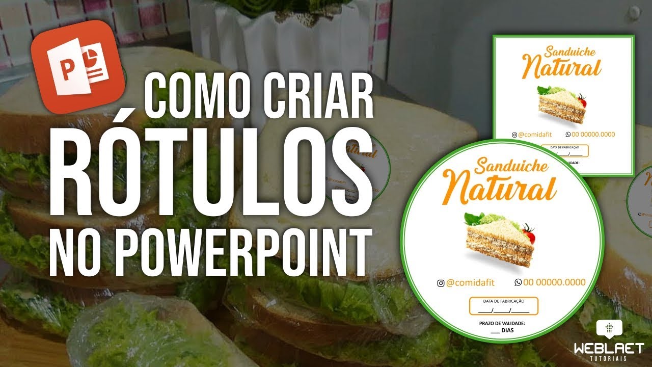 COMO CRIAR RÓTULOS / ETIQUETAS COM O POWERPOINT
