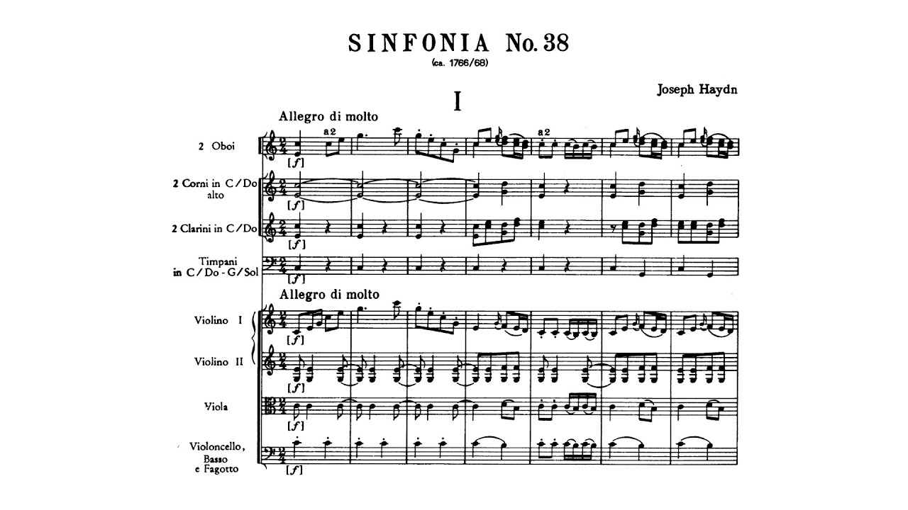 Haydn: Symphony No. 38 in C major 