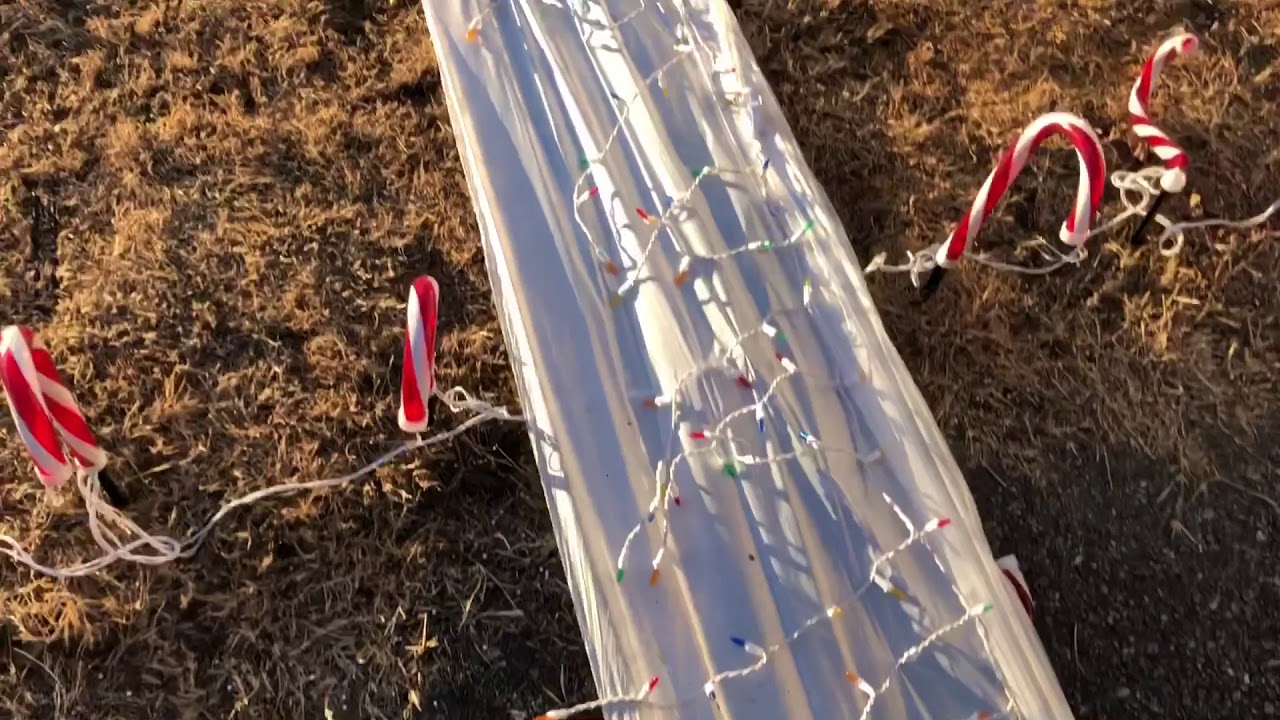 Icicle light storage after Christmas