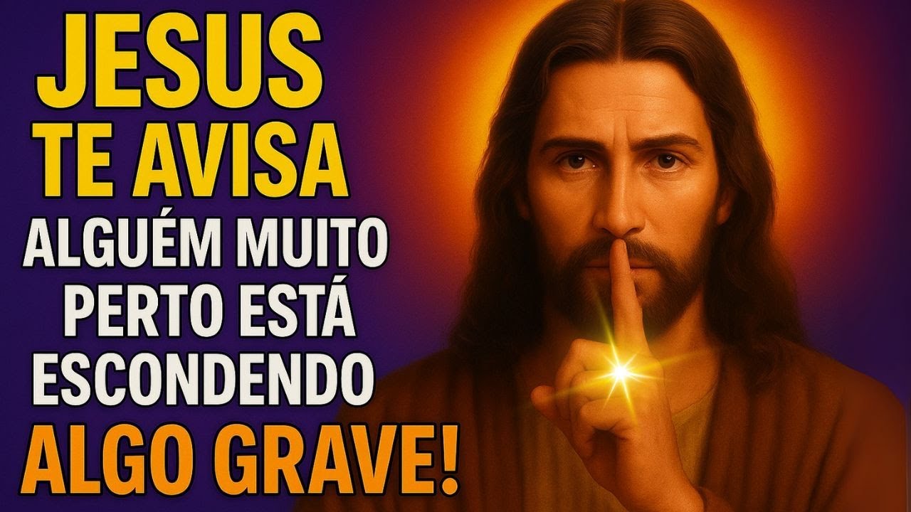 JESUS TE AVISA ALGUÉM MUITO PERTO ESTÁ ESCONDENDO ALGO GRAVE!