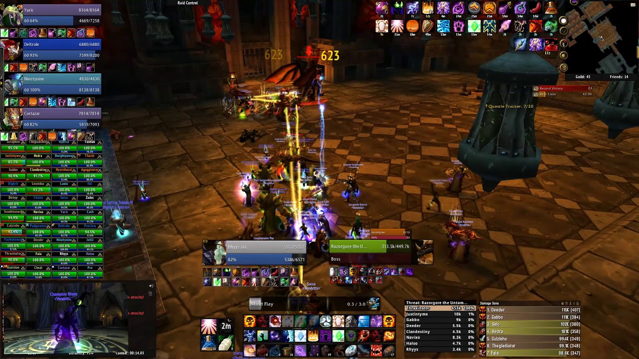 Classic WoW - Blackwing Lair - Vendetta (H) - 41:12 (Shadow Priest POV)