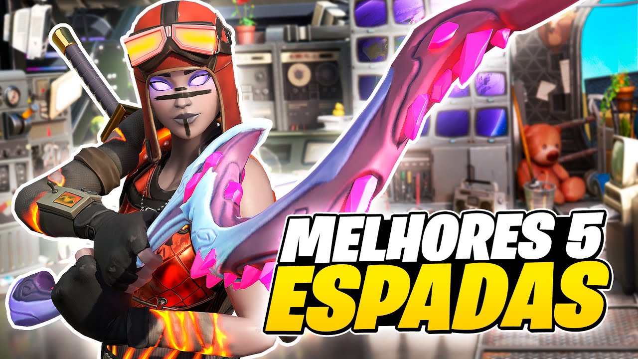 MELHORES 5 ESPADAS DO FORTNITE SALVE O MUNDO