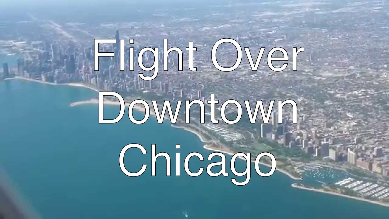 Landing at Chicago O'Hare airport