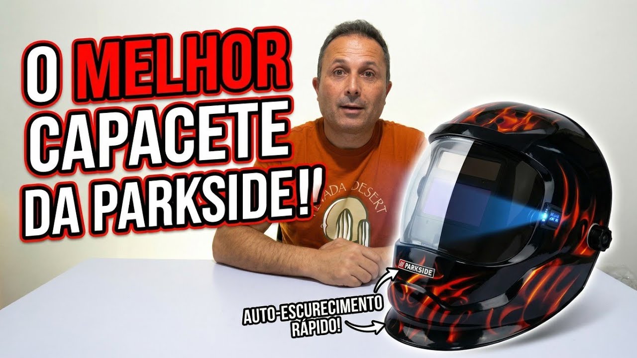 PARKSIDE  CAPACETE DE SOLDAR   ( PARKSIDE WELDING HELMET)