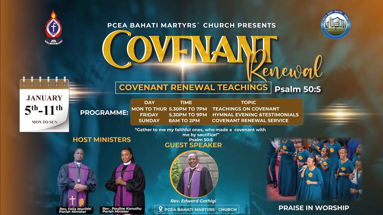 Covenant Renewal Week - Day 1