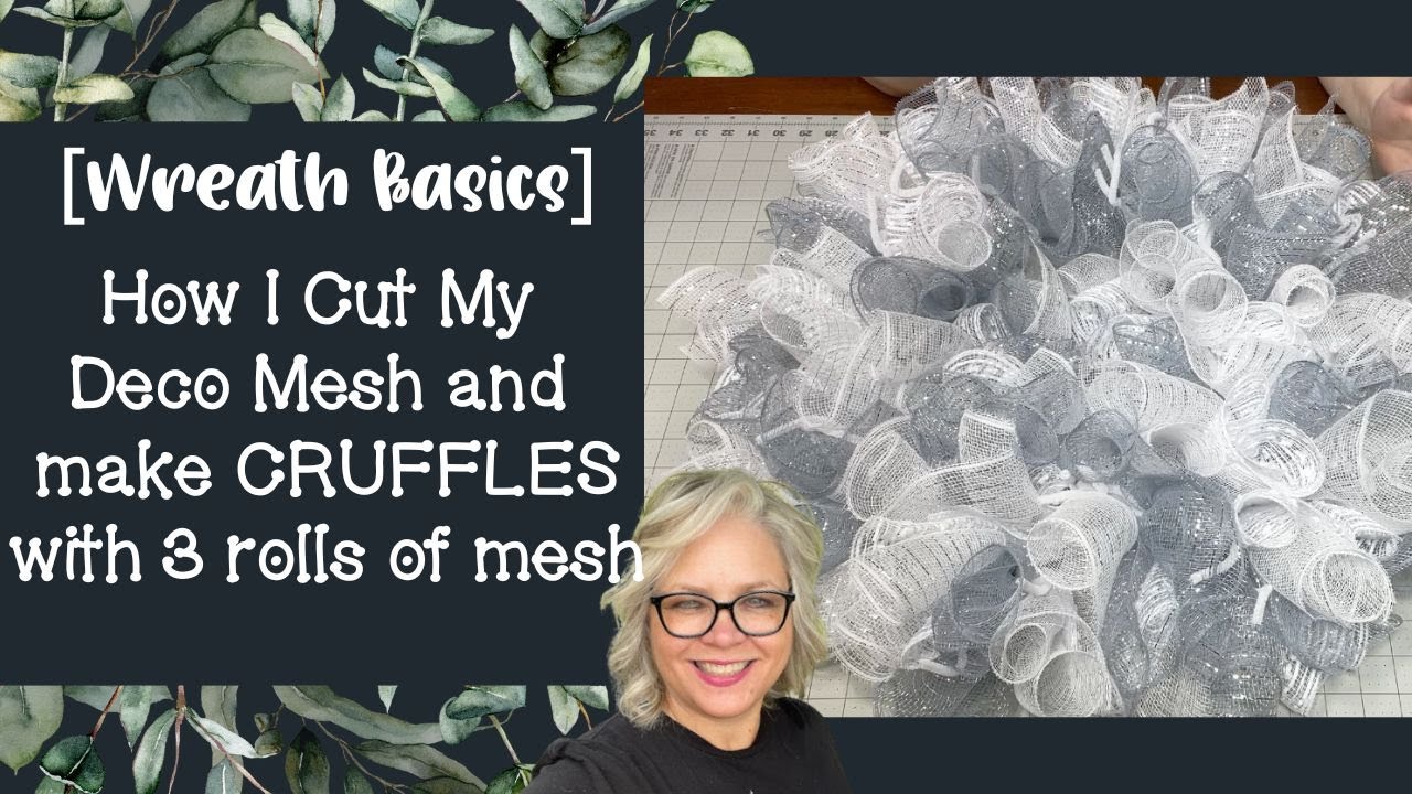 [Wreath Basics] - How I make my Cruffles with 3 Rolls of Mesh || Country Charm by Tracy
