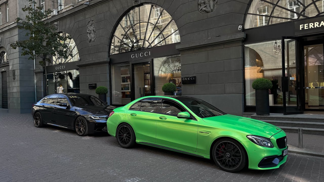 ШАШКИ ОТ ПЕРВОГО ЛИЦА НА BMW 540I ST2 RWD & C63 ST2