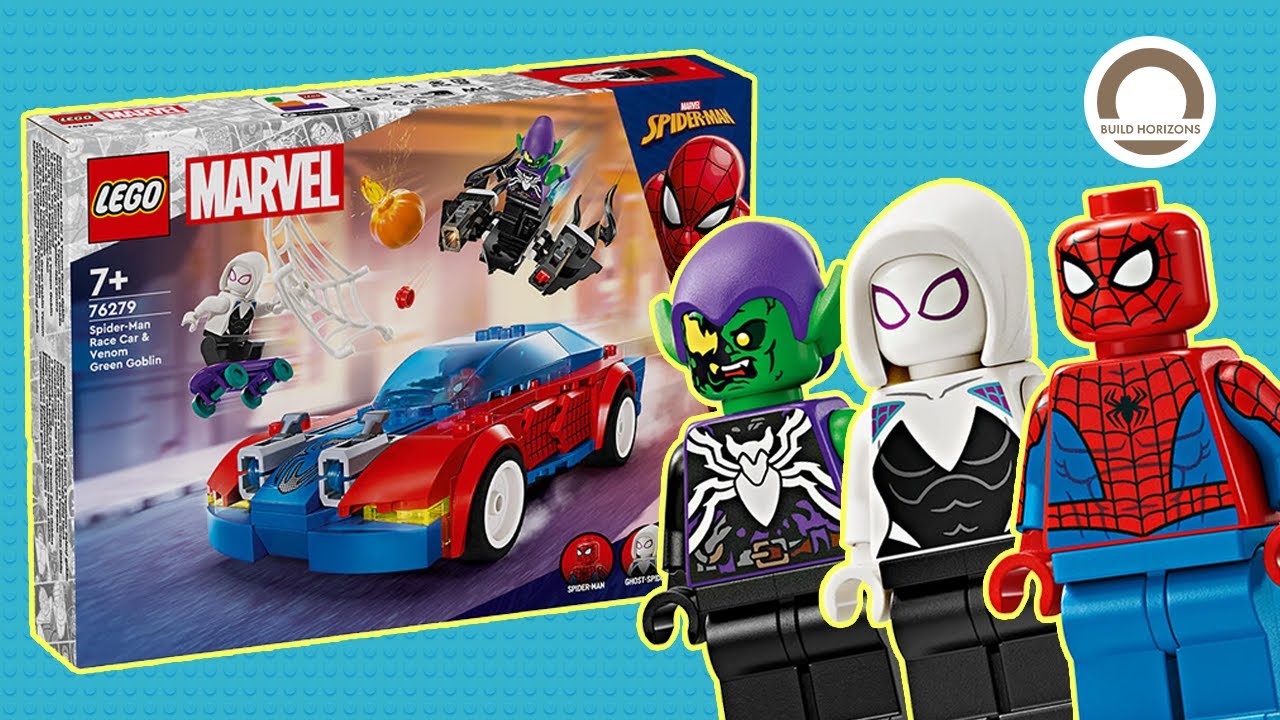 LEGO Marvel 76279 Spider-Man Race Car Speed Build &ndash; Exclusive Venomized Green Goblin!