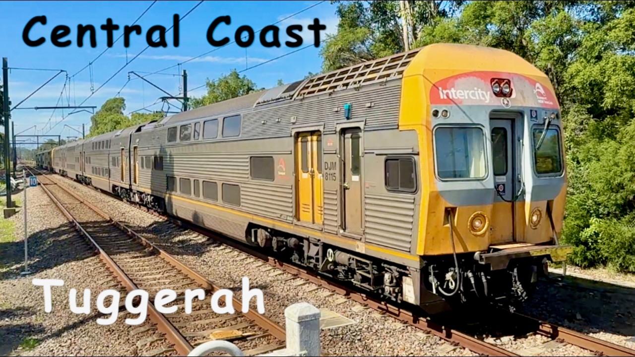 Trains on the Central Coast - At Tuggerah Station