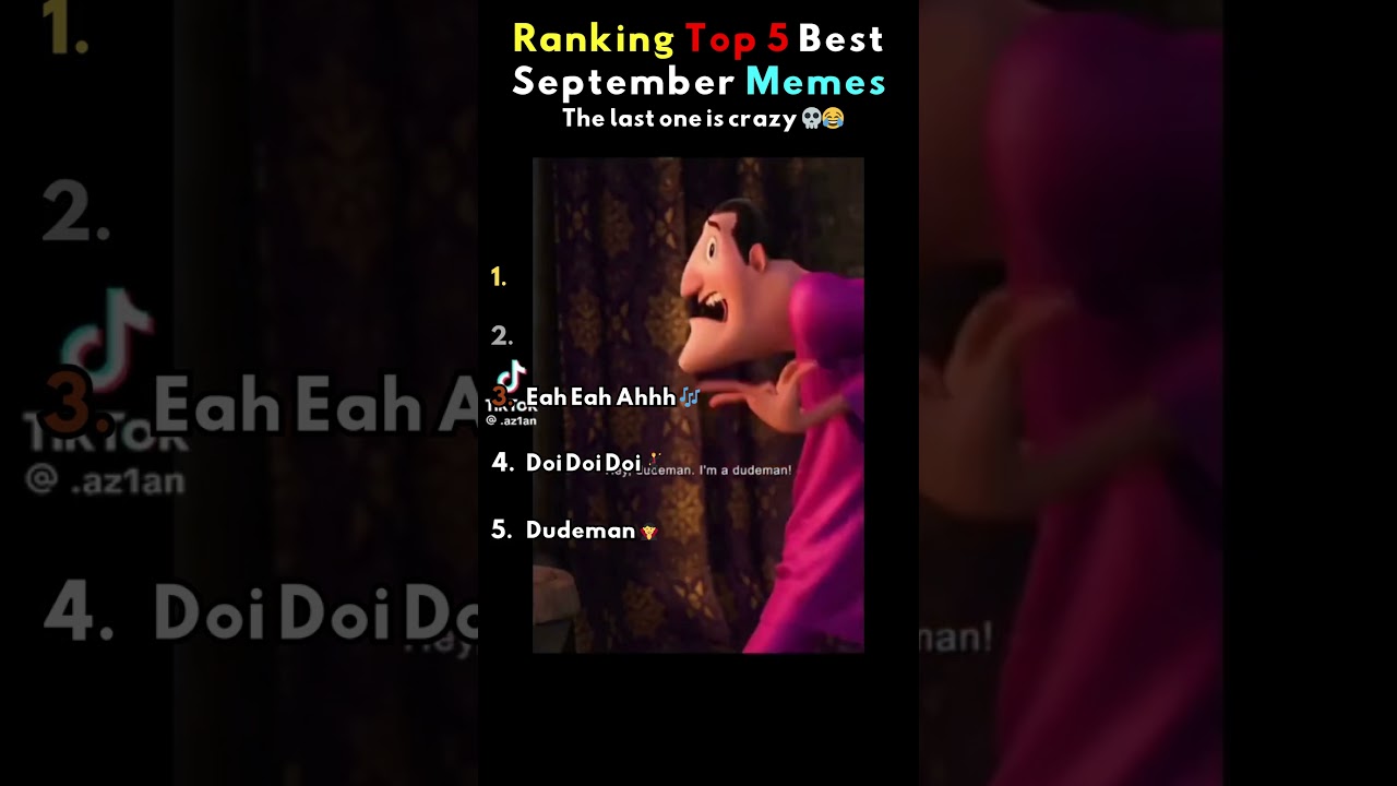 Ranking Top 5 Best September Memes (The last one is crazy 💀😂)